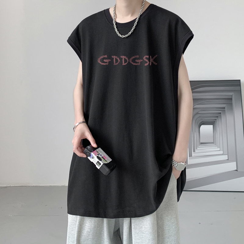 已注册/夏季运动印花情侣款男宽松背心坎肩打底衫BX3288/P25,男装背心/马甲,电商B316