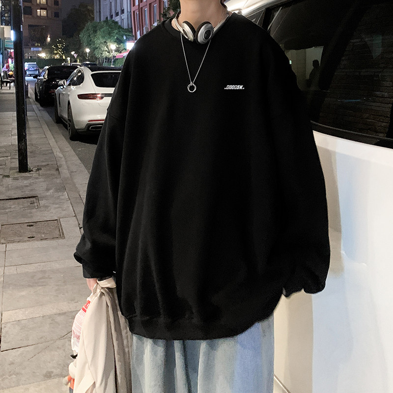 已注册/秋季夜景港风大毛圈卫衣男女打底衫T恤外套WY8833/P28,男装卫衣,电商B316