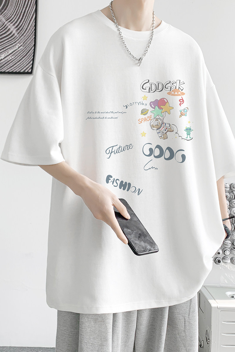 已注册/夏季小清新风短袖T恤男大码情侣体恤打底衫DT4084/P25,男装T恤,电商B316