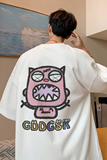 已注册/夏季港风百搭文艺短袖T恤男大码体恤打底衫DT5090/P25，男装T恤，电商B316