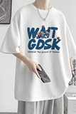 已注册/夏季印花短袖T恤男港风半袖大码体恤打底衫DT8883/P25，男装T恤，电商B316