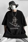已注册/夏季太空人印花短袖T恤男大码半袖重磅体恤DX8585/P25，男装T恤，电商B316