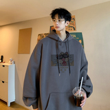 已注册/秋季美式潮牌连帽卫衣男生宽松青年外套WY9367/P45加绒P50，男装卫衣，电商B316