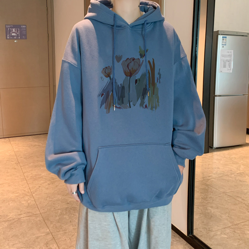 已注册/华棉秋季新男士印花卫衣外套男宽松打底衫WY9119/P50,男装卫衣,电商B316