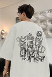 已注册/夏季白色经典简约短袖T恤男大码体恤打底衫DT9122/P25，男装T恤，电商B316