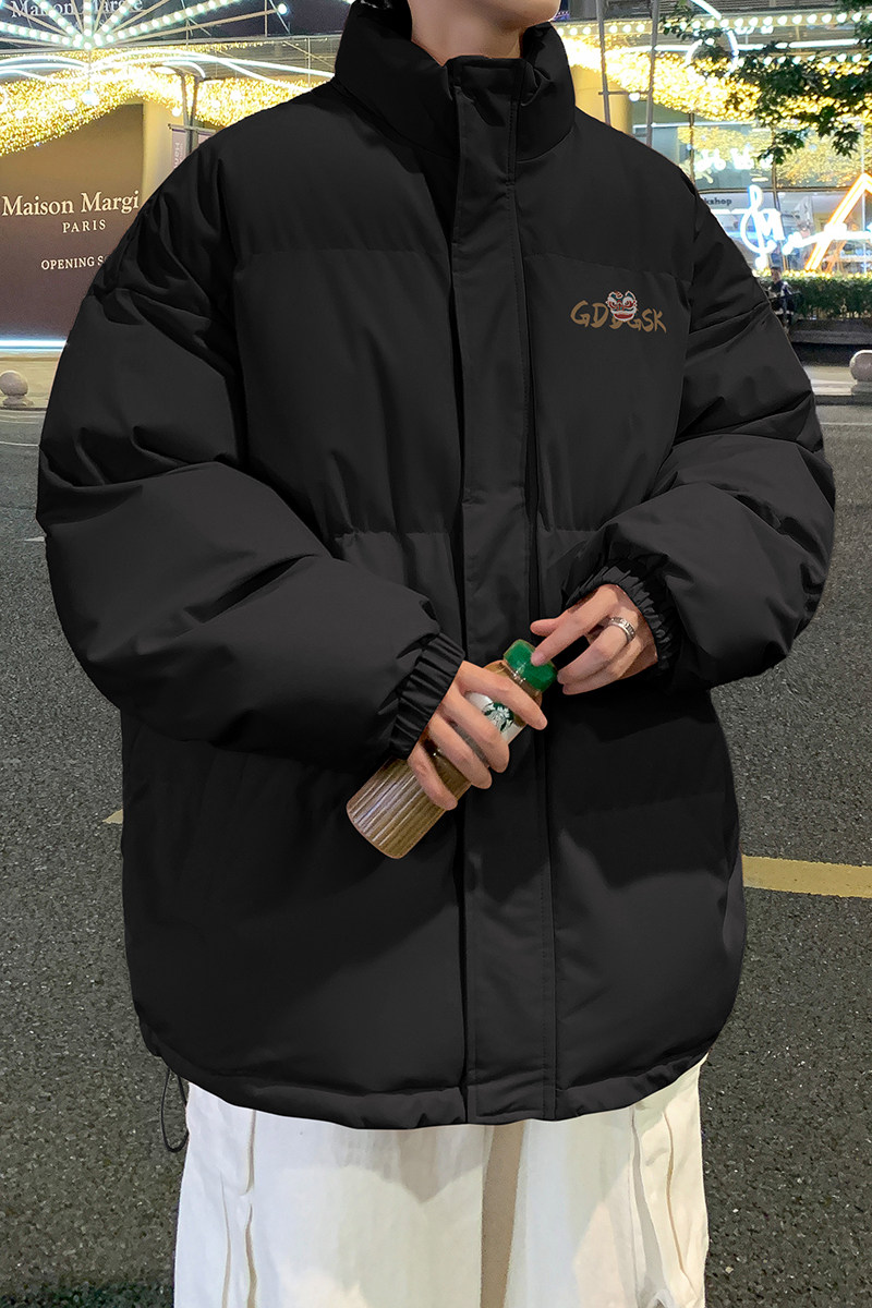 潮宽松羽绒服冬季百搭立领棉衣男保暖大码面包服外套MF9604/P90,男装棉衣,电商B316