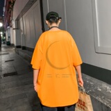 已注册/夏季孤独岛印花短袖T恤男港风半袖大码体恤潮牌DT6880/P28，男装T恤，电商B316