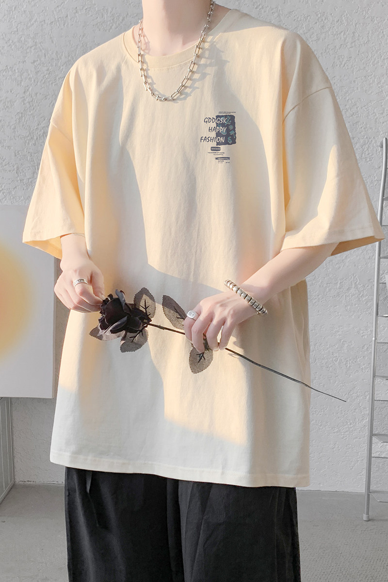 已注册/夏季学院风大码运动短袖T恤潮男体恤打底衫DT1245/P25,男装T恤,电商B316