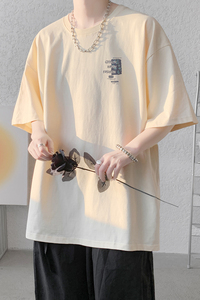 已注册/夏季学院风大码运动短袖T恤潮男体恤打底衫DT1245/P25图片
