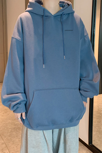 已注册/秋季高街流行卫衣男潮加厚宽松上衣青年WY9428/P45加绒P50图片