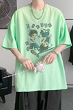 已注册/夏季港风复古短袖T恤男大码流行体恤打底衫DT0227/P25，男装T恤，电商B316