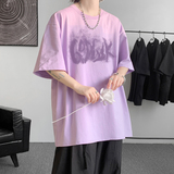 已注册/夏季新印花白色短袖T恤情侣日系打底衫体恤DT8031/P25，男装T恤，电商B316