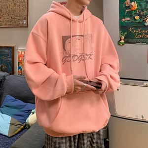 已注册/华棉秋季新简约风美式卫衣男生宽松打底衫 WY6168/P50图片