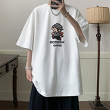 已注册/夏季黑色复古流行短袖T恤男大码体恤打底衫DT4895/P25，男装T恤，电商B316