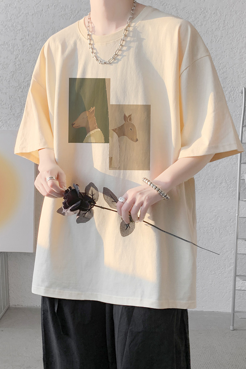 已注册/夏季欧美风半袖短袖T恤男生宽松体恤打底衫DT9202/P25,男装T恤,电商B316
