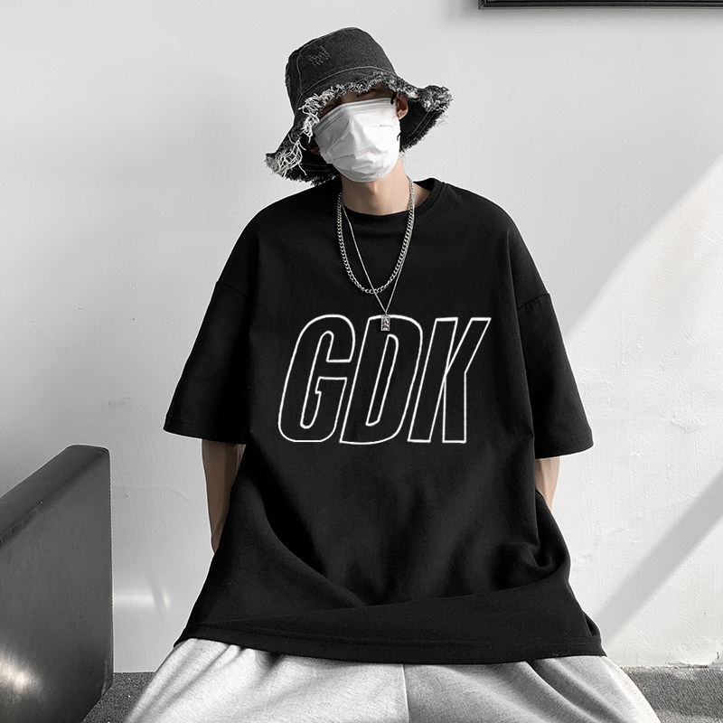 已注册/夏季印花短袖T恤男女港风半袖大码情侣体恤DT3366/P25,男装T恤,电商B316