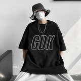 已注册/夏季印花短袖T恤男女港风半袖大码情侣体恤DT3366/P25，男装T恤，电商B316