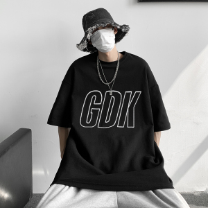 已注册/夏季印花短袖T恤男女港风半袖大码情侣体恤DT3366/P25图片