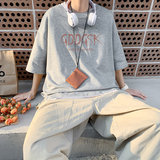 已注册/克莱因蓝短袖T恤男夏季港风半袖大码体恤打底衫DT6677/P25，男装T恤，电商B316