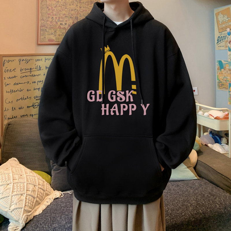 已注册/秋新潮流宽松卫衣男连帽打底衫外套WY9271/P50加绒P55图片