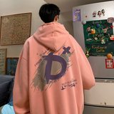 已注册/秋季新小清新风宽松连帽卫衣男休闲打底衫WY9711/P50，男装卫衣，电商B316