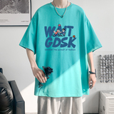 已注册/夏季印花短袖T恤男港风半袖大码体恤打底衫DT8883/P25，男装T恤，电商B316