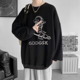 已注册/2025冬季加厚太空人长袖卫衣男港风外套WY3987/P35加绒P40，男装卫衣，电商B316