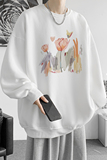 已注册/华棉秋季日系休闲卫衣男生打底衫圆领外套大码WY9105/P35，男装卫衣，电商B316