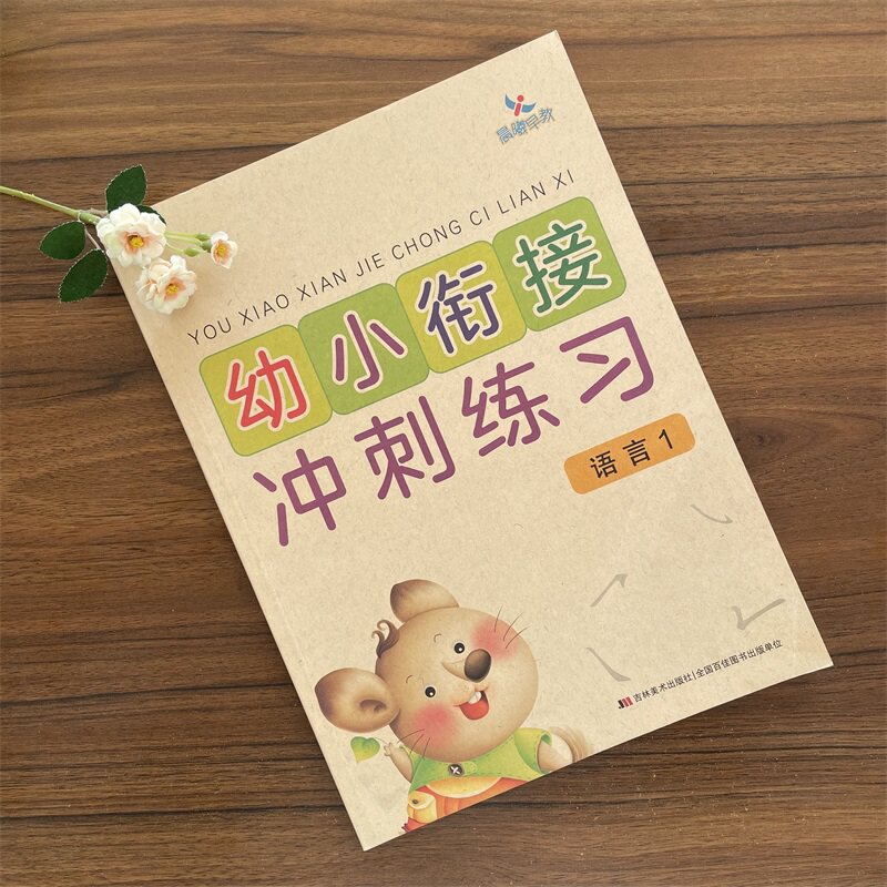【满45包邮】现货单本幼小衔接冲刺练习语言1学前测试卷过关大班学前班练习册小学入学准备教材幼升小复习&音乐游戏