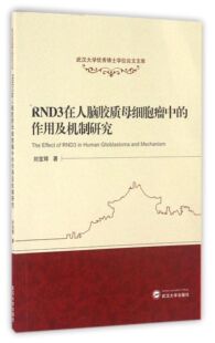 【正版书籍】RND3在人脑胶质母细胞瘤中的作用及机制研究/武汉大学优秀博士学位论文文库