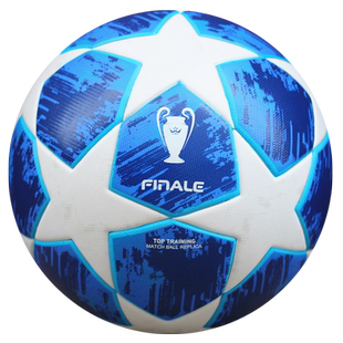 5号无缝欧冠足球真皮脚感4号四号儿童男女小学生成人训练比赛用球