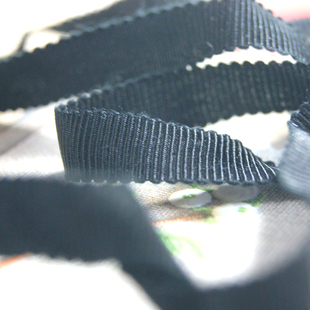 diy黑色回纹带1cm宽织带服装辅料黑带子礼盒包装带人造丝织带