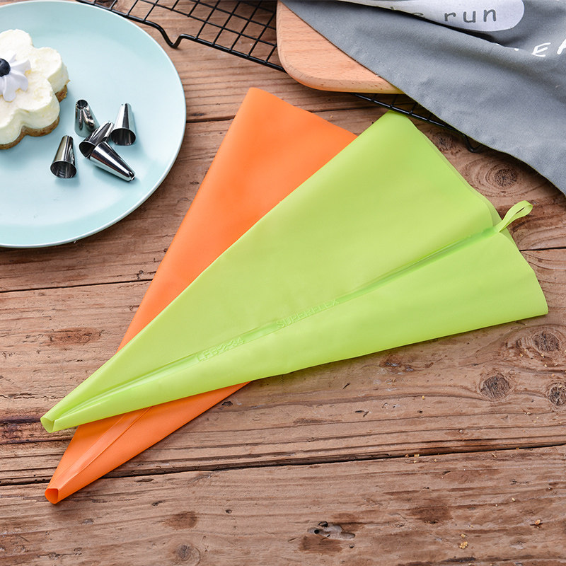 硅胶tpu裱花袋 曲奇奶油蛋糕裱花袋裱花嘴袋重复使用