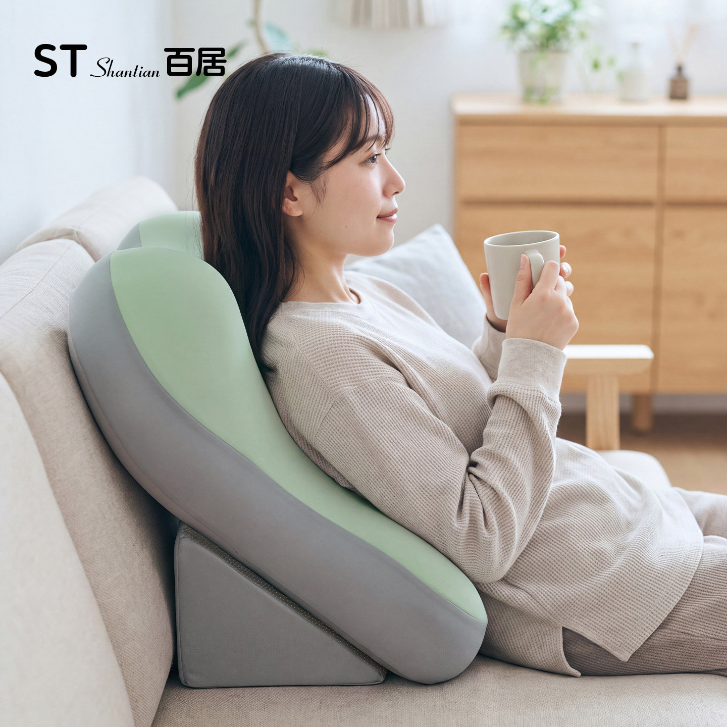 沙发靠枕2026新款四季通用人工体学护腰靠垫沙发靠垫护腰久坐神器