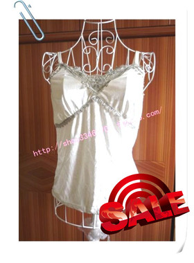 cofie_shop 超美日单外贸蕾丝绣花丝绒吊带背心（实物拍摄）