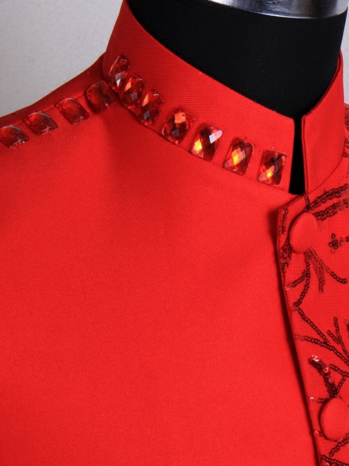 BRIDEGROOM WEDDING DRESS SHOW WO CLOTHING PERFORMANCE CLOTHING MENS TUNIC SUIT SINGER CHINESE STYLE EMCEE HOST TUNIC SUIT