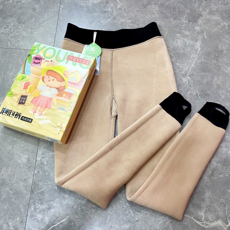 芷仪8846泡泡裤亲肤锁温打底保暖裤女士秋冬加绒一体绒显瘦小黑裤,女士内衣/男士内衣/家居服,保暖裤,淘宝优惠券,粉丝福利购,淘宝优惠卷