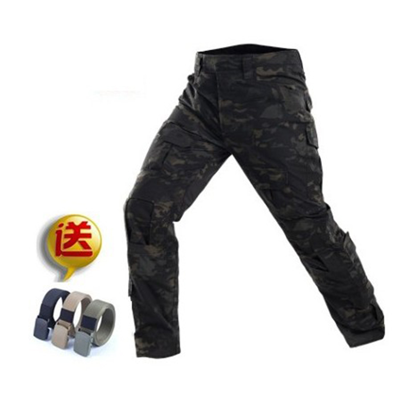 户外迷彩裤作战裤青蛙服G3长裤男春秋训练裤战术裤修身直筒工装裤