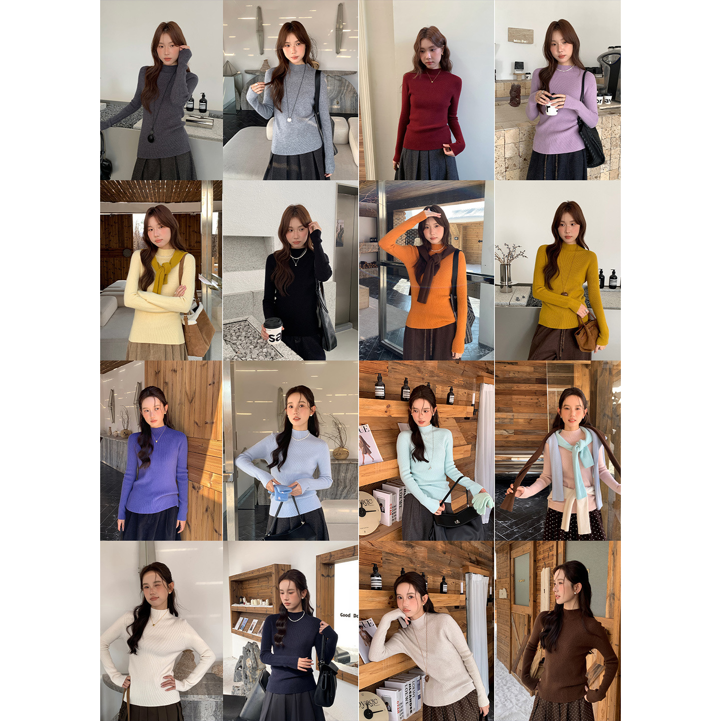 腈纶套头XXGN裸感王炸毛针织衫