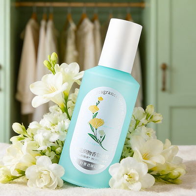 超能织物香氛喷雾200ml去异味柔顺剂减少静电抚平褶皱抑菌除螨JF