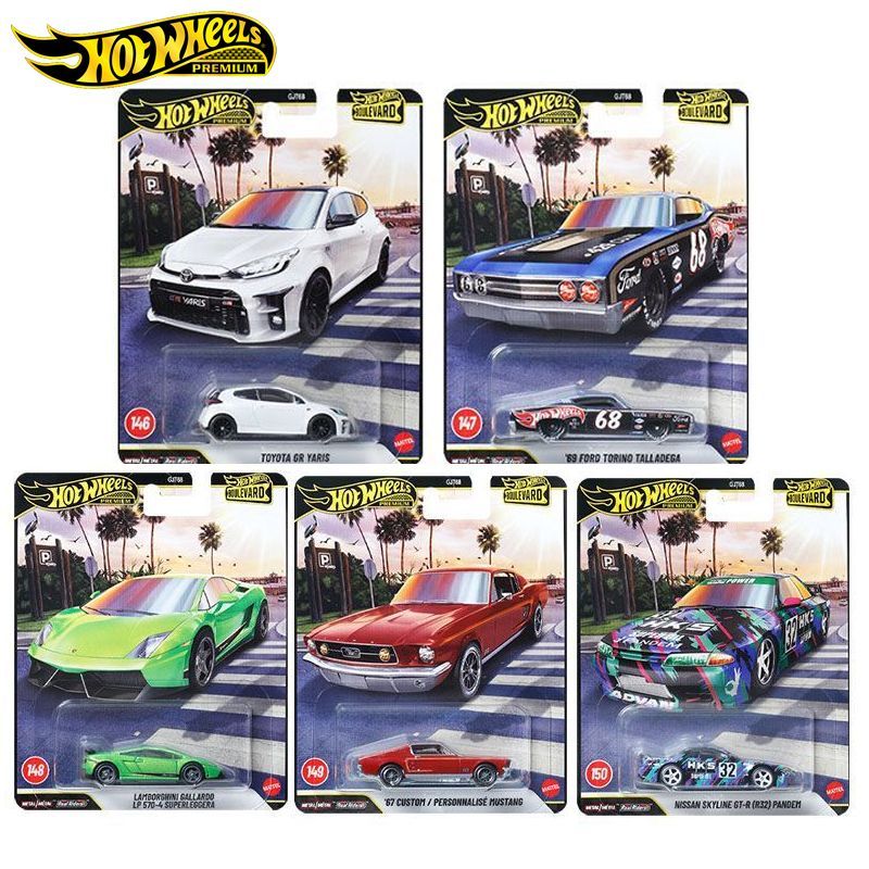 风火轮花园大道30金标兰博基尼丰田日产天际线合金车模玩具GJT68