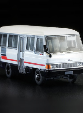 拓意合金经典国产巴士红旗CA630旅游车模型收藏男孩玩具摆件