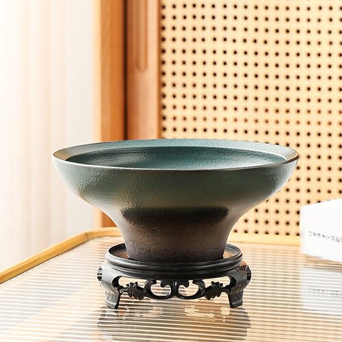 陶瓷花盆佛手柑容器盆水培陶瓷观景盆水果盘干果盘陶瓷盆苔藓专用