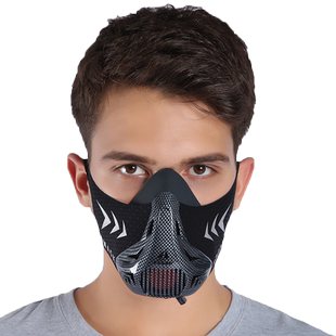 阻氧面罩训练口罩运动自虐模拟高原体能训练肺活量低无氧跑步健身