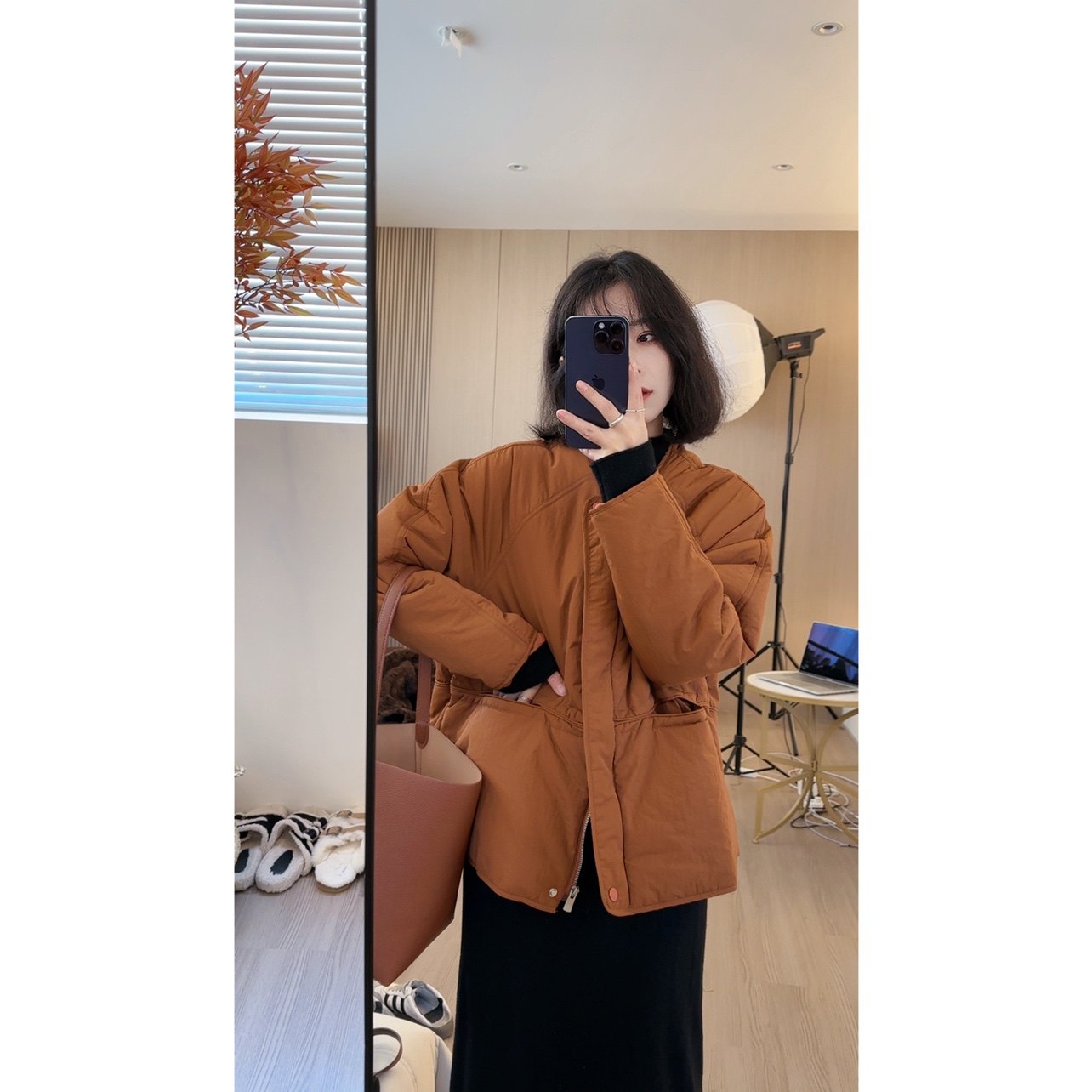 棉服女2023冬季新款韩系穿搭高级看超好看短款加厚小个子棉袄外套
