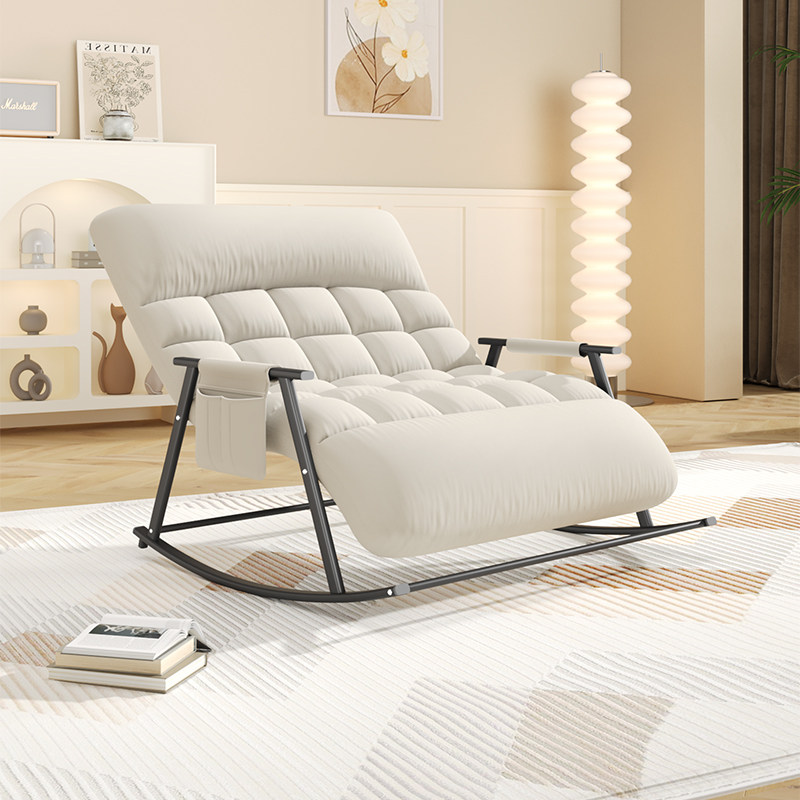 网红摇摇椅躺椅懒人双人椅沙发椅阳台家用卧室可躺可坐休闲午休椅