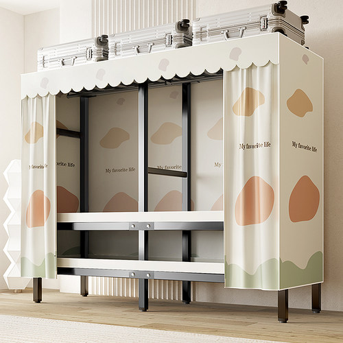 免安装布衣柜简约现代结实一体式