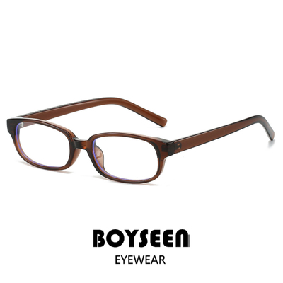 窄框回潮！秋冬美拉德棕色小框眼镜女复古防蓝光眼镜框素颜高级