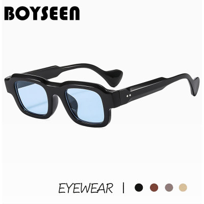 粗框方形墨镜男复古高级感