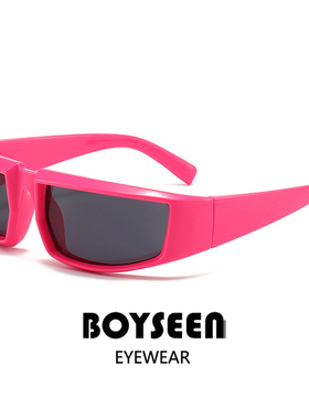 跨境Y2K未来科技感太阳眼镜男女潮搭凹造型太阳镜酷炫朋克太阳镜